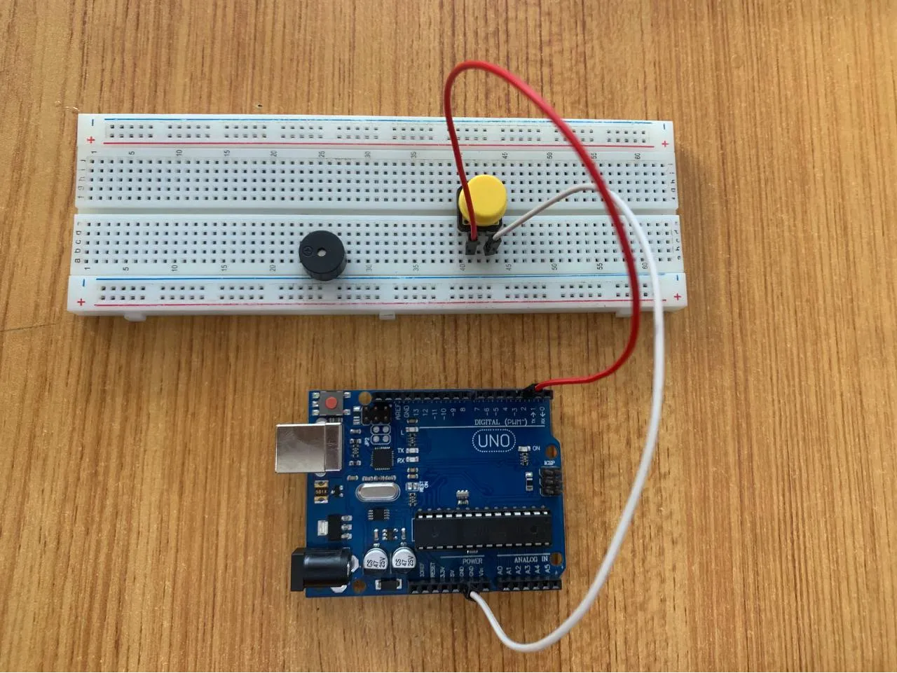 inseting the buzzer