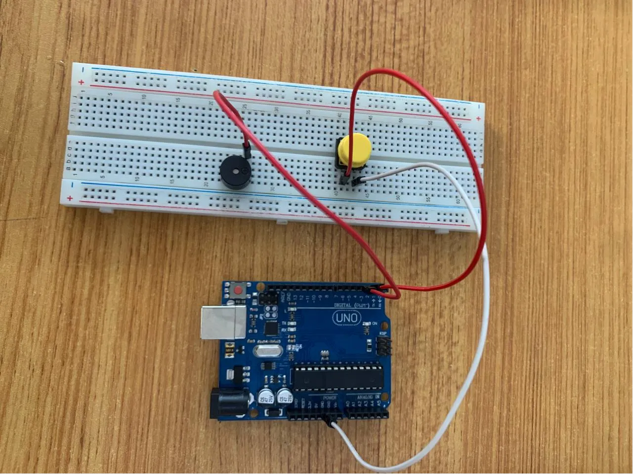 inseting the buzzer
