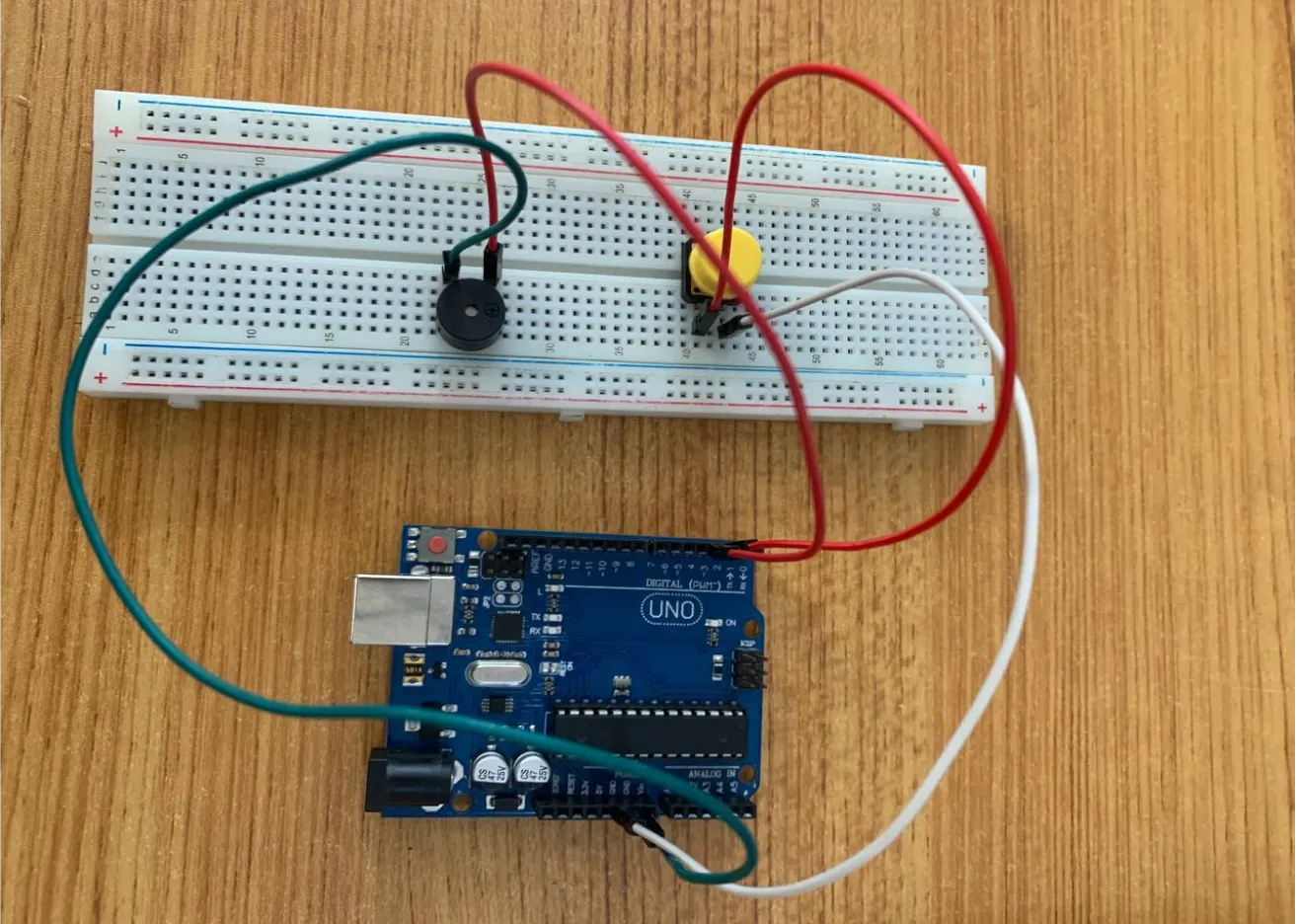 inseting the buzzer