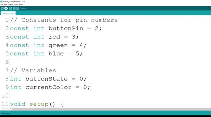 Pinmode decalration