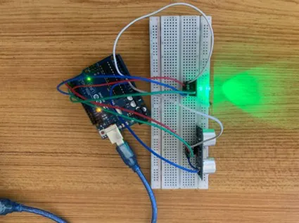 Sensor records less than 20cm