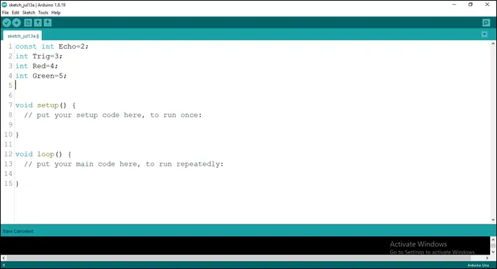 create Green Light variable