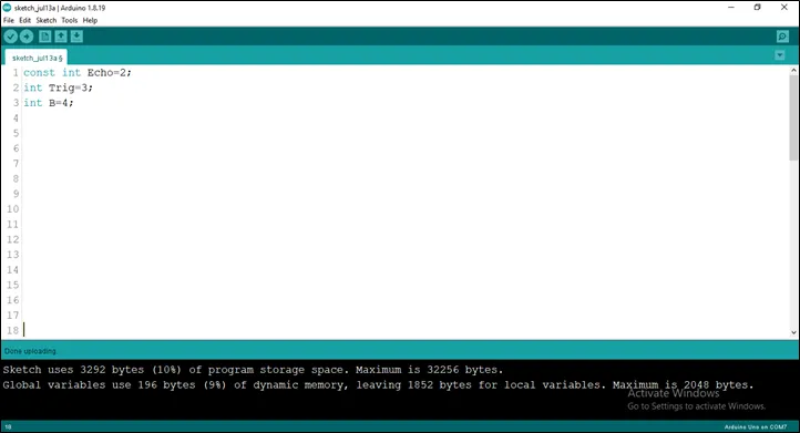 create Buzzer variable