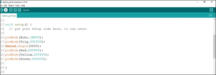initialize the variables
