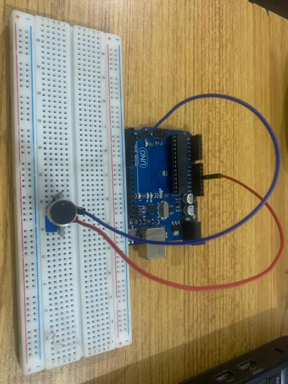 connect blue wire